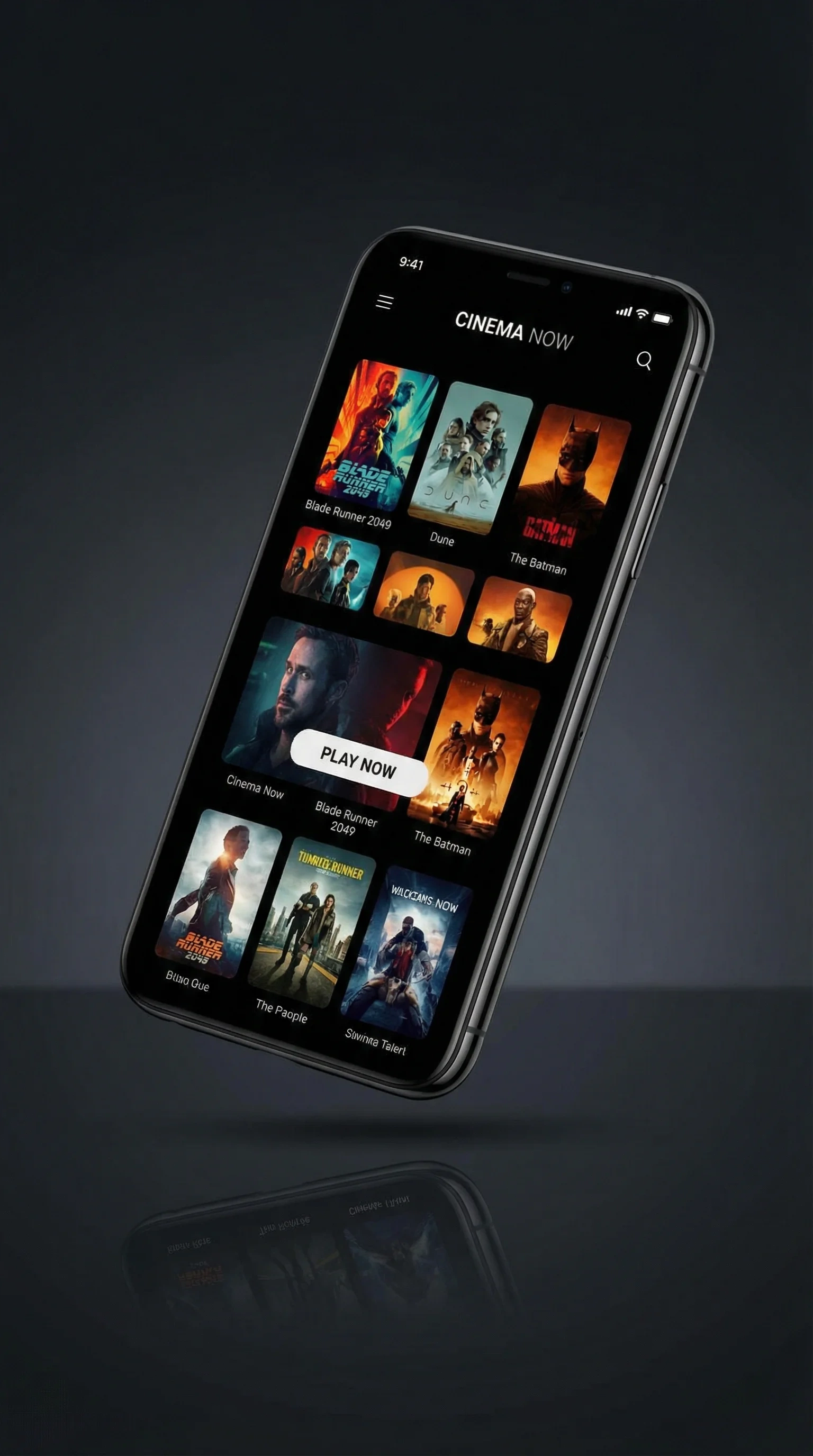 人妻视频 - 为真正的影迷而生：发现超越人妻故事的视觉艺术移动端应用界面预览 - 一镜到底长镜头电影浏览